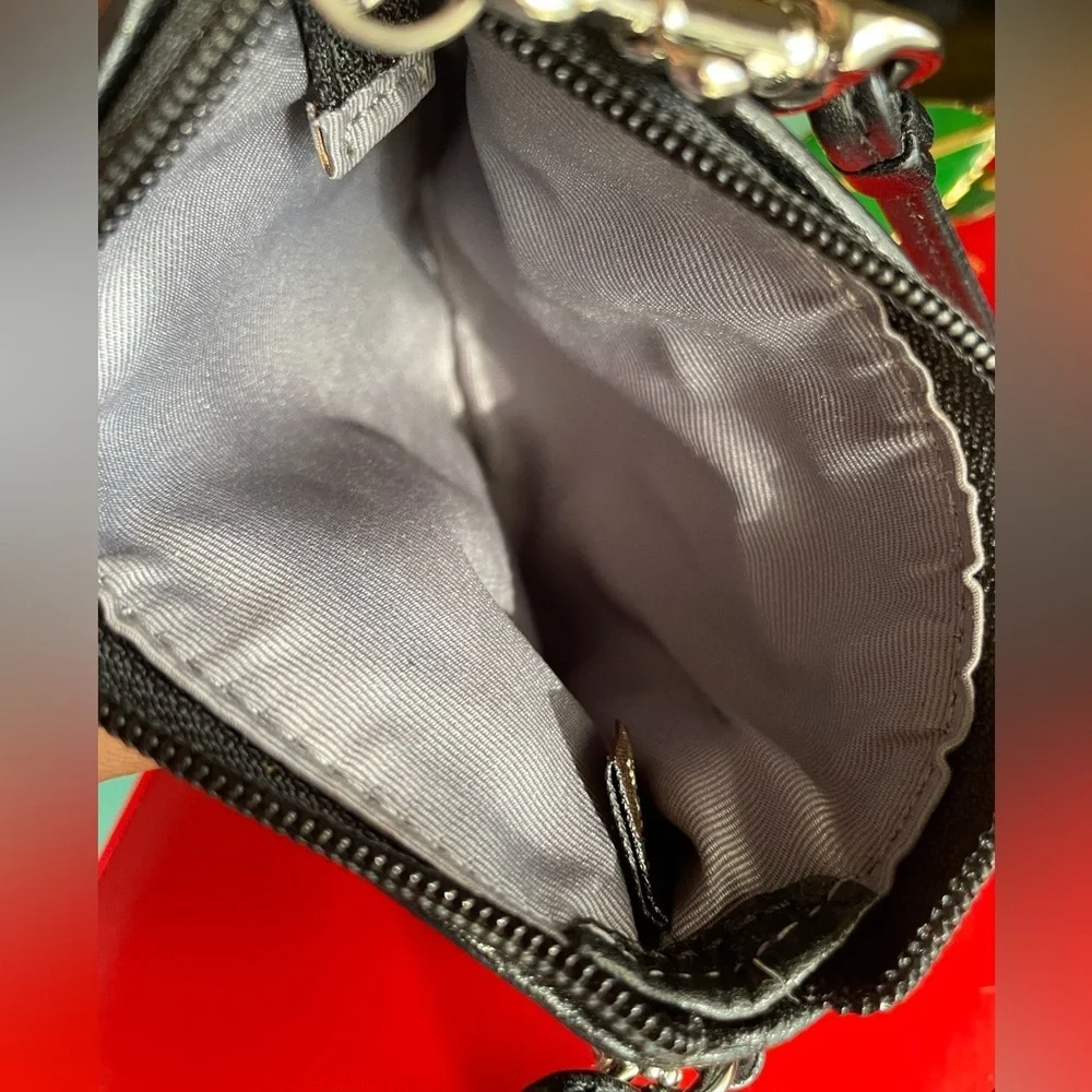 COACH WALLET,Coach Black and Gray Wristlet